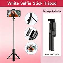 TOKQI Soporte ajustable para teléfono con base giratoria de 360°, palo selfie con trípode Bluetooth, control remoto inalámbrico, compatible con smartphones iOS y Android, portátil, adecuado para transmisión en vivo, vlog, viajes, exteriores, fiestas, fotografía en casa - Ver 12