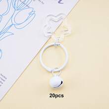 20Pcs Colorful Pentagram Bell Charms, Mini Star Bell Pendants For DIY Keychain, Bag Backpack Earphone Case Jewelry Making Supplies - Small Bell Keychain - View 38