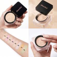 danche Oil Control Loose Setting Baking Powder With Powder Puff, Micronized Soft‑Focus Matte Finishing Powder, Blur Pores & Fine Lines, Paraben‑Free With Tocopheryl Acetate & Rice Starch, For All Skin Tones Daily Makeup - Multicolor - View 12