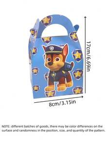 6/12pcs/Set Paw Patrol Themed Holiday Birthday Party Supplies Candy Box Gift Box Packaging - Cartoon - View 13