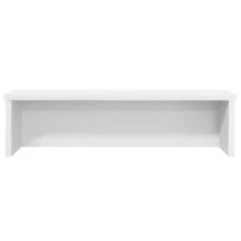 vidaXL Étagère de cuisine empilable, noire, 50 x 15 x 16 cm, en bois, étagère de rangement pour la cuisine, porte-épices, étagère, organisateur de cuisine - Blanc - Voir 4