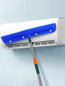 Magic Broom Replacement Cover, Broom Cloth, Household Dusting Replacement Cloth, Wiping Cover, Coral Fleece Cleaning Cloth, Absorbent Cleaning Rag, Dry And Wet Use, Reusable Broom Mop Cloth, Suitable For Living Room, Bedroom, Kitchen, Glass, Floor And Other Home Cleaning - Multicolor - View 5