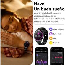 Watch4 Pro Smartwatch With Bluetooth Calls, Heart Rate Monitor, Health Tracking, Notifications, And Water Resistance - Black - View 9