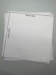 30*30cm White Cross Stitch Fabric, 11CT Medium Grid / 14CT Small Grid Aida Cloth 1pc, Uniform Mesh Precise Embroidery Base, Suitable For Fine Needlework Creation, Pattern Embroidery And Handmade Art Crafting - Cross-stitch Fabric - View 7