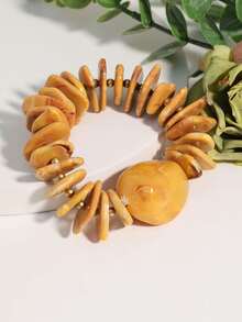 1pc Minimalist Fashion Geometric Beaded Bracelet - 1 Simple Geometric Bracelet - View 15