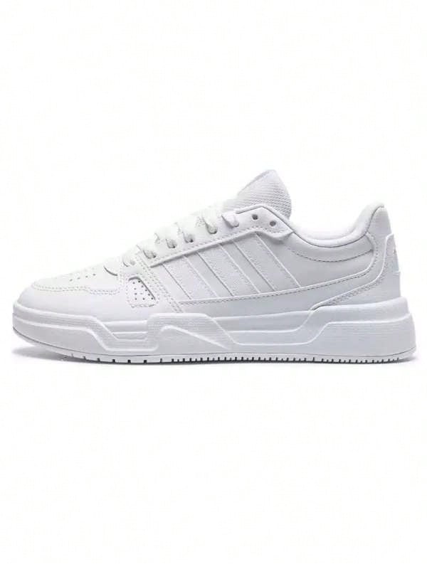 Adidas New Casual Versatile Thick Sole Unisex Low-Top Sports Couple Sneakers - White - View 1