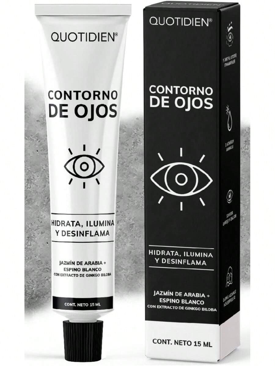 Vitamin C + Hyaluronic Acid + Vitamin E Serum | 95% Natural Ingredients | Skincare | Radiance, Hydration, Firmness & More Even Skin Tone | Lightweight Texture & Non-Greasy Feel | Facial Skincare Serum Ideal For All Skin Types - 30ml - 眼部輪廓 - 查看 1