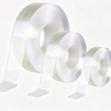 1/3 Rolls Heavy‑Duty Clear Nano Double‑Sided Gel Tape, High‑Viscosity Punch‑Free Invisible Mounting Tape, Waterproof, Washable, Cut‑Table, Traceless & Anti‑Aging Adhesive Strips, Ideal For Daily Home, Office, Car Use And Spring, Birthday, Graduation - Transparent - View 11