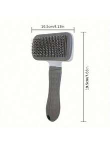 Pet Massage Comb, Pet Deshedding Grooming Brush - One-Click Easy Removal Of Loose Undercoat Fur For Cats And Dogs - View 3