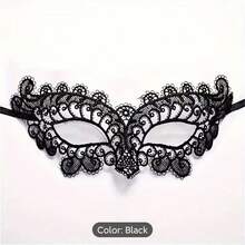 Maschera da donna per costume di Ognissanti. Maschera per gli occhi in pizzo sexy a tema fata. Adatta per festival e feste - Visualizzare 4
