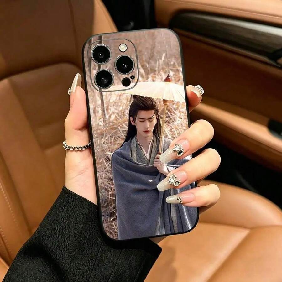 Chasing Drama Co-Branded Jade Guanyin Xiezheng Phone Case Compatible With Apple 12 13 14 15 16 17 Pro Max, Black, Ultra-Thin, Soft, Lightweight, Shockproof, Stylish, And Unisex. - z5 - 查看 1