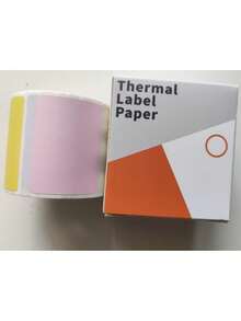Macaron Color Series 6 Popular Colors, 40*30mm Label Paper, 140 Sheets Per Roll, Compatible With Phomemom110/M221/M220/M120/M200 Printers, Baking, Food, Price Labels, Address Labels - 1 Set - View 8