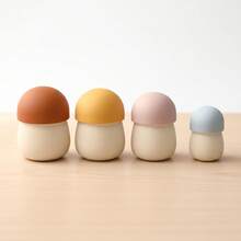 Stacking Nesting Mushroom Toys, Size Recognition Sorting Educational Toy, Early Childhood Fine Motor Skill Training, Toddler Water Play Toy - Multicolor - View 9