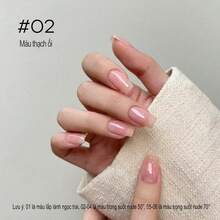 15ml Icy Transparent Nude Nail Polish Gel, 2026 New Solid Color Base Color, Versatile Commute Jade Nude Nail Polish Dedicated Gel - Multicolor - View 10