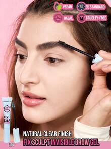 Misslyn 1pc Sculpting Invisible Eyebrow Gel, Lightweight Jelly Texture, Non-Sticky, Halloween Makeup - #01 - View 11