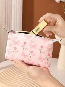 Cartoon Butterfly Short Wallet, Foldable Fresh Style Tri-Fold Wallet, Small Multi-Function Coin Purse, ID Card Holder - Handheld - View 3