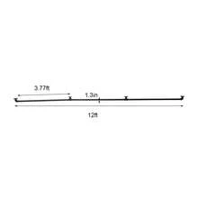 Pipe Handrail Metal Sturdy Load-Bearing Capacity (12 Feet, 3 Section)  Stair Handrail 12 Feet Handrails For Stairs Galvanized Industrial Pipe Railing Indoor Pipe Stair Railing With Wall Mount Support, Round Corner - A - View 2