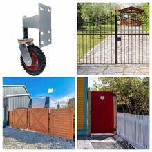 8 Inch Heavy Duty Spring Loaded Gate Caster Gate Wheel For Metal Gates Wooden Gates - 8" - View 6