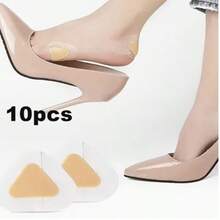 10/30-Pack Triangular Heel Protectors - Effectively Heel Abrasion And Prevent Blisters. Transparent Protective Pads, Invisible Foot Care, Alleviate Foot. Suitable For High Heels, Casual Shoes, Sneakers. Unisex Foot Protection Pads - A - View 6