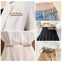 2/3 cái khóa thắt lưng đa năng cho quần jeans, kẹp siết eo quần nữ, ghim cài chống hở cho áo cardigan len, kẹp siết tái sử dụng - Nhiều màu - Xem 9