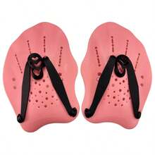 1 Pair Adjustable Swim Paddles - Comfortable Wear - For Improving Swimming Speed And Strength - Suitable For Swimming Training - Multicolor - View 14