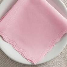 Fabric Napkin Set Of 50 Oxford Laser Finish - Rosa Claro - 查看 2