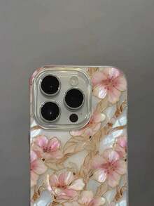 Yusha E-Style 金箔花卉粉色彩繪防摔手機殼，相容 Ip14、Ip14pro、Ip14promax、ip13、Ip13pro、Ip13promax、p11、Ip11promax、ip12、Ip12pro、Ip12promanx、ipXR、ipXS、Ip15、Ip15pro、Ip15promax、Ip16、Ip16pro、Ip16promax、Ip17、Ip17pro、Ip17air、Ip17promax，相容 系列 S23、S24、A04、A05、A14、A12、A15、A33、A53、A32、A35、A34、13、13pro、14、14pro、15、15pro，高級防摔手機殼 - 彩色 - 查看 6