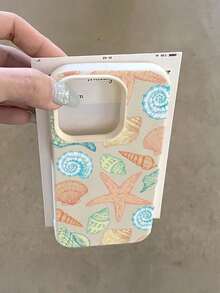 PU.Children's Elements.Shell.Stars.Suitable Color.Pink.White.Shock Resistant.Design.Fashion.1 Piece.Full Coverage.TPU.Compatible.Children's Series.161514131211.ProMax. - Multicolor 8 - View 12