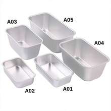4/5/6/7 Inch Rectangular Baking Mold, Aluminum Non-Stick Multi-Function Baking Pan, Suitable For High-Temperature Oven Baking Bread And Rectangular Cakes, Kitchen Baking Tool For Eid Al-Adha, Eid Al-Fitr, Christmas, Valentine's Day - Rectangular Baking Pan - View 4