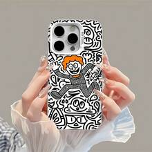 Funda para móvil con diseño divertido de gafas de sol de panda, compatible con fundas de , Apple, VIVO, OPPO, , ,  y Honor. Fabricada en TPU, protege eficazmente tu teléfono de golpes y caídas. - Blanco - Ver 2