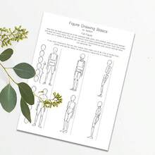 1本素描練習本，快速提升素描技巧，像真實藝術家一樣繪畫，輕巧便攜，簡單易懂，零基礎初學者可快速上手，適合作為禮物（不含筆） - 單件 - 查看 3