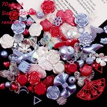 Wholesale Of Mixed Rose Bow Acrylic DIY Cream Glue Phone Case Material, Jewelry Resin Accessories - Multicolor - View 10