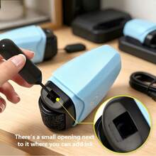 1pc One-Swipe Black Privacy Protection Roller Stamp - Covers Shipping Label Information And Address Editor, With Document Privacy Masking Function, Suitable For Passport/Driver's License/Credit Report - Ready-To-Use Secret Data Masker (No Chemical Ingredients) - Multiple Styles - View 4