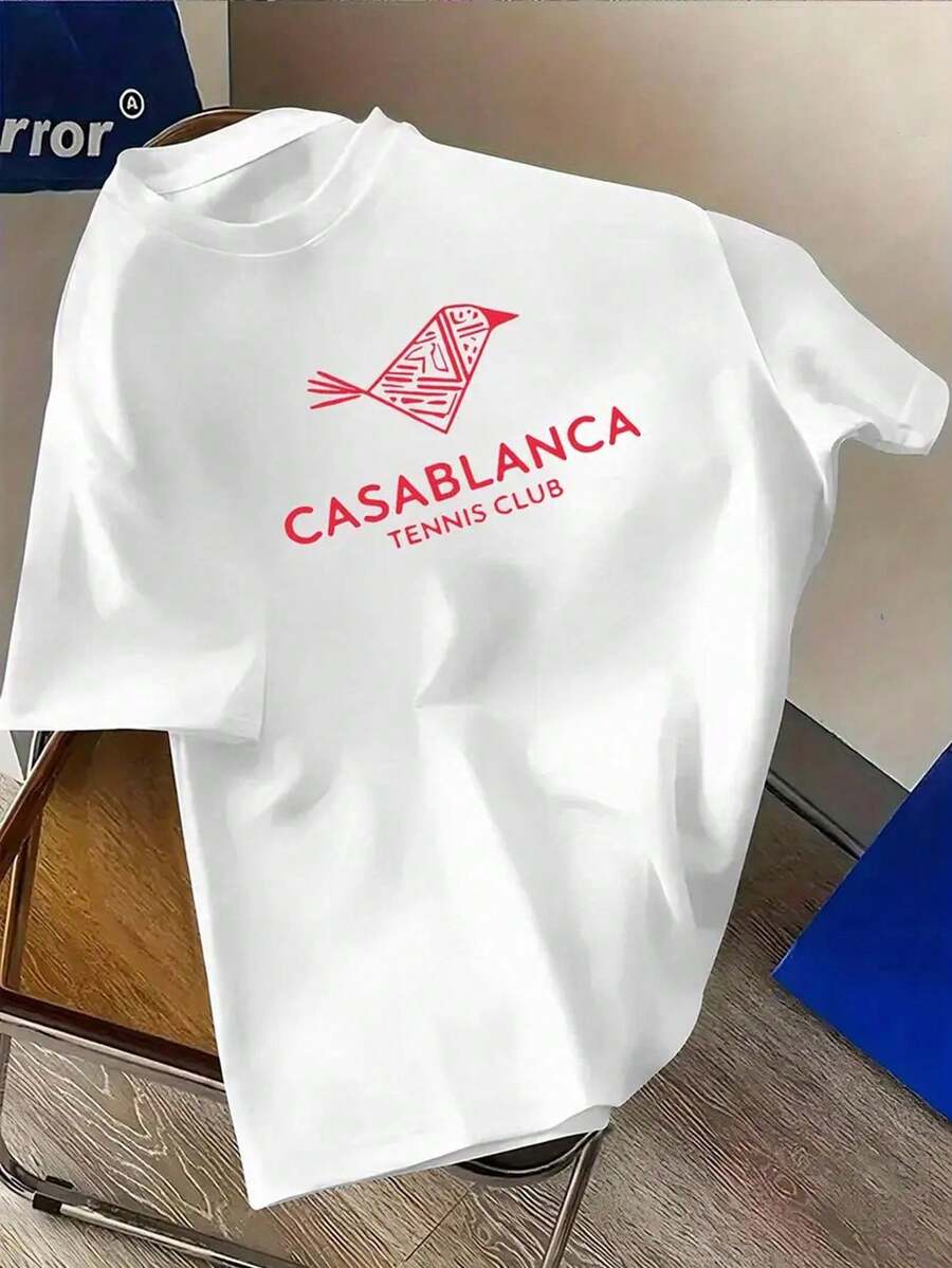 Men's 180gsm Thick Cotton T-Shirt - White Crew Neck T-Shirt, Soft And Breathable Fabric For Everyday And Formal Wear, Casual Shirt For All Seasons - Gift - 白色 - 查看 1