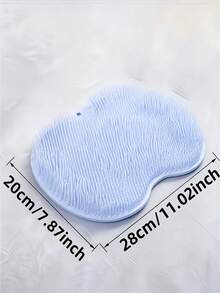 Multifunctional Foot And Back Bath Brush With Suction Cup For Stable Placement, Provides Gentle Full Body Exfoliation, Back Scrubbing, Foot Cleaning And Foot Massage Pad - Multicolor - View 8