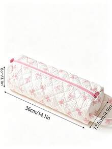 Customizable Name Text Hair Dryer Protective Cover, Fashionable Zippered Storage Bag With Exquisite Bow Design, Durable Fabric, Zipper Closure For Excellent Sealing And Dust-Proofing. Can Store Hair Dryers, Curling Irons, Straightening Irons And Other Hair Styling Tools And Accessories, Organized And Tidy. Highly Practical, Suitable For Home Storage, Travel, Fitness And Hair Salon Use. Combines Decorative And Practical Features - Multicolor - View 11