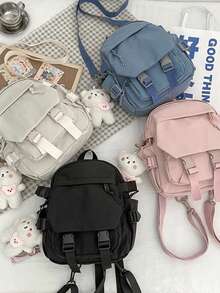 Balo mini thời trang phong cách Kawaii cho nữ, túi đeo vai đa năng cỡ nhỏ cho thiếu nữ, balo du lịch và đi học cho phái nữ - Nhiều màu - Xem 9