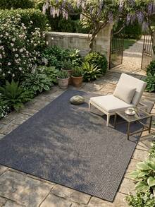 1 pieza Alfombra circular con diseño de piña, gris de sisal sintético, alfombra para exteriores, decoración del hogar, decoración de la habitación, alfombra para sala de estar, alfombra de cocina, alfombra de dormitorio, alfombra de baño, decoración de dormitorio, decoración de baño, fácil de limpiar - gris - Ver 4