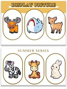 12/20PCS Cute Animals Themes Shoe Charms Set, PVC Shoe Decorations, Shoe Accessories Charms, Gift Idea For Birthday Christmas Party Favors - Multicolor - View 3