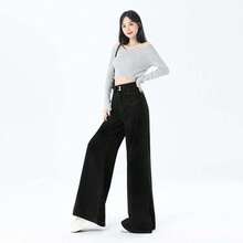 Plus Size Denim Shorts - 5503 Black - View 1