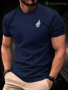 Men's T-Shirts, Gym, Leisure, Vacation, High-Quality Men's Shirts,  Prints, Y2K Men's Clothing, Festival Sweatshirt, Men's Sets, Men's Gifts, Mexico Local DB8T - 藍色 - 查看 1