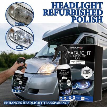120ml+Accesorios; Kit Profesional de Reparación de Faros de Coche - Elimina el Amarilleo, la Oxidación y la Niebla - Material de Pulido y Lijado de Lentes - Mejora Efectivamente el Brillo de los Faros, Pulido y Lijado, Eliminador de Amarilleo de Faros de Coche, Kit de Reparación de Faros Delanteros y Traseros; Kit de Reparación de Faros de Coche, Utilizado para Pulido de Plástico, Reparación de Arañazos y Anti-Amarilleo - Mejora Fácilmente el Brillo y Alivia los Problemas de Envejecimiento,