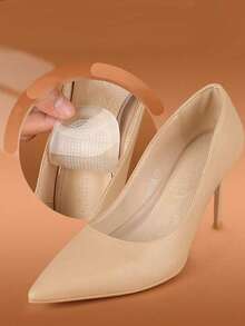 2pcs New Granular 7/10 Transparent Soft Rebound Fit Half-Size Insoles - Clear - View 4