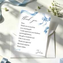 Custom Personalized Thank You & Greeting Cards For Weddings, Birthdays, Mother's Day, Anniversaries, Showers & Holiday Parties. Custom Text Cards, Cards With Custom Envelopes, Personalized Gift Note Cards & Custom Thank You Letters. - Thank You Card - View 5