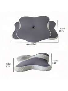 Adjustable Height Memory Foam Butterfly Neck Pillow, With C-Shape/Dual Height Adjustment Function, Shoulder And Neck Pillow, With Transparent Cover, Neck Support Sleep Pillow, Suitable For Side/Back/Stomach Sleeping, Comfortable Sleep, Travel And Home Use - One Size - View 8