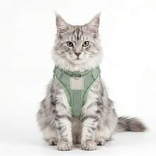 New Cat Tactical Harness Pet Tactical Vest With Soft Handle, Hook And Loop For DIY Patches, Anti-Lost Harness, Soft Mesh Adjustable Pet Vest Harness With Reflective Strip, Suitable For Large Cats And Small Dogs - Multicolor - View 10