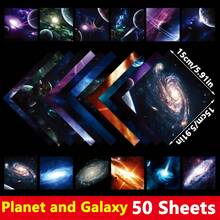 50 Sheets, Starry Sky Folding Paper, 15x15cm (5.9 * 5.9 Inches) Square Double-Sided Origami, Double-Sided Printed Patterns, Special Colored Paper Handmade Paper Constellation Paper - Starry Sky Origami / 50 Sheets - View 12