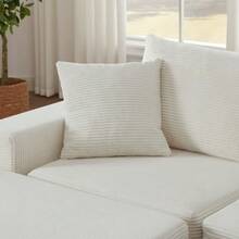Modular Seating Group Loveeat Cloud Sofa, Boneless Sofa With Anti-Slip Base, Comfortable Sleeper Sofa For Customized Living Spaces, Modern Modular Sofa - White - View 9
