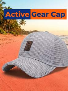Ergonomic Men's Running Hat To Stay Sunproof Washable Mesh Baseball Cap For Runners Sturdy Golf Hat Fit For Workouts Baseball Hats For Women Volleyball Stuff Golf Accessory Acesssories Beach Travel Essential Camping Essentials - Hat - View 8