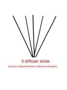 1 Set Black & White Minimalist Reed Diffuser Set (Wooden - Includes Rose Sticks And Diffuser) | 50/100ml, Bathroom/Bedroom/Room Decor, Car Accessory/Air Freshener, Teacher/Women Gift, Halloween/Back To School Decor - Fragrance-1 - View 14